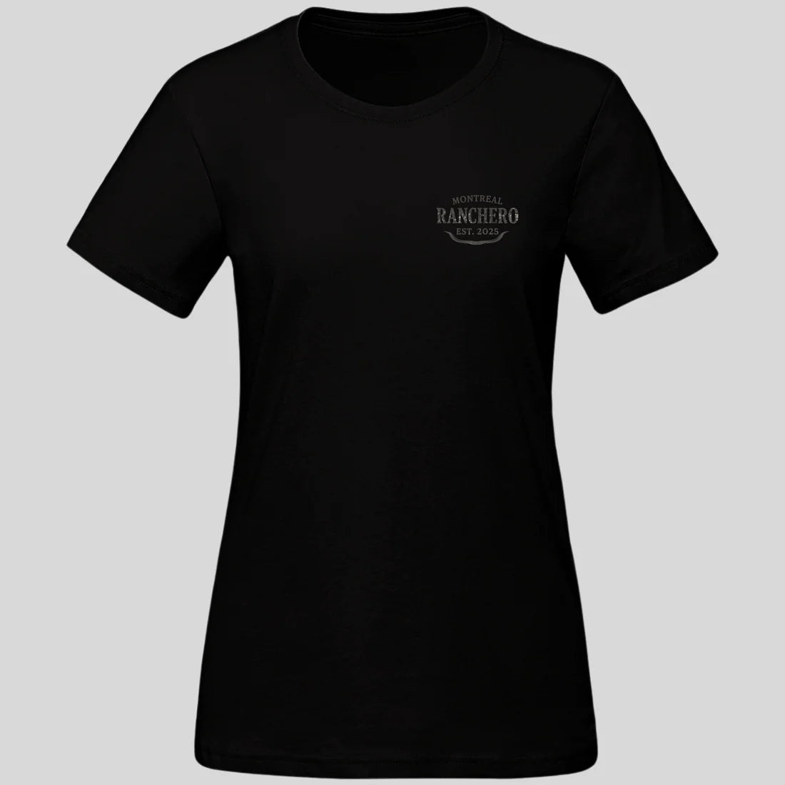 T-shirt femme noir -  Mtl