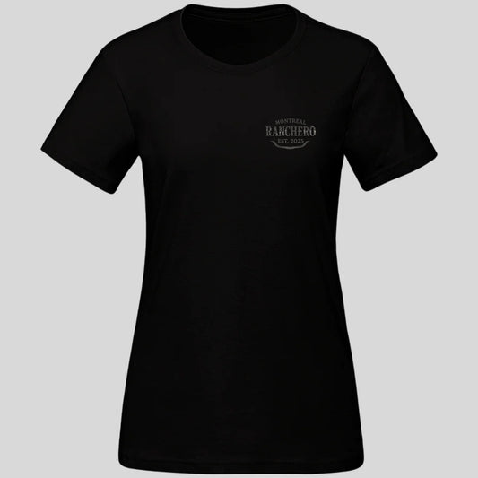 T-shirt femme noir -  Mtl