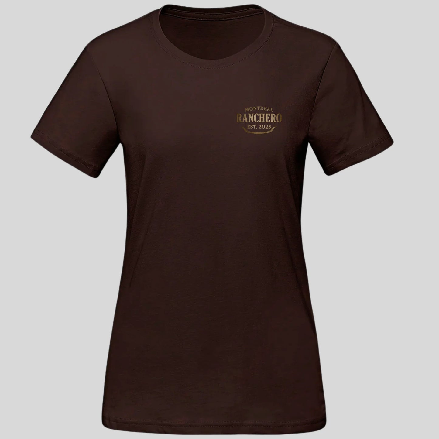 T-shirt femme brun -  Mtl