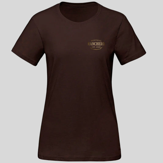 T-shirt femme brun -  Mtl