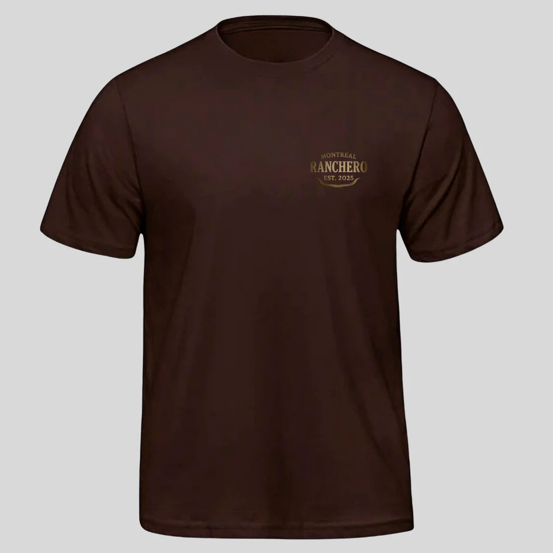 T-shirt brun -  Mtl